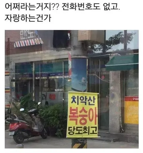 [유머] [유머]
		          의도를 알 수 없는 광고판. -  와이드섬