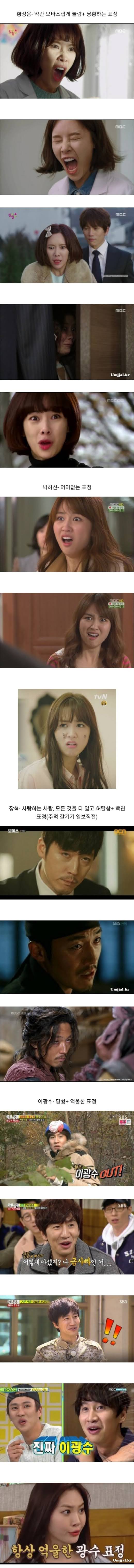 [유머] [유머]
		          특유의 표정이 있는 배우들 -  와이드섬