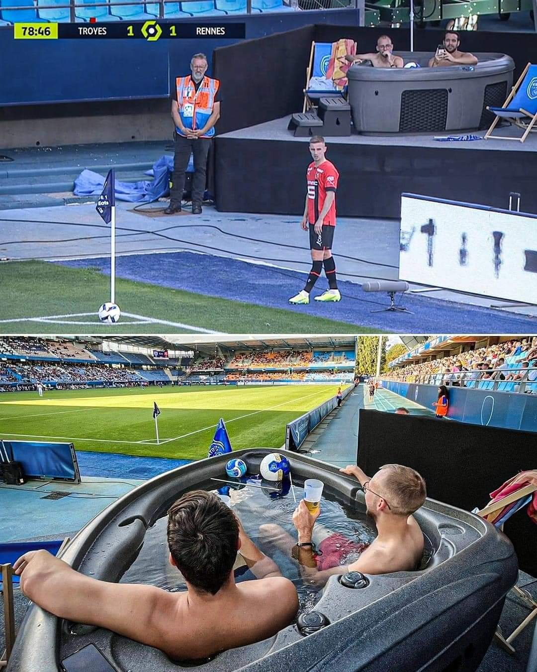 [유머] 프랑스 리그앙 최고급석 -  와이드섬